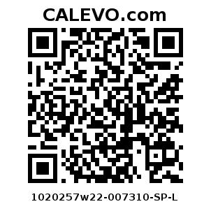 Calevo.com Preisschild 1020257w22-007310-SP-L