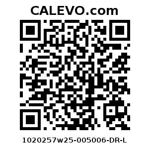 Calevo.com Preisschild 1020257w25-005006-DR-L