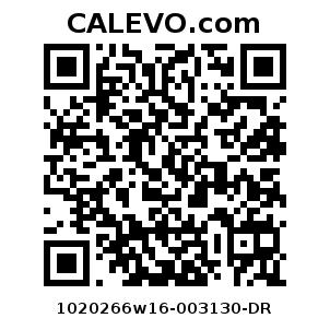 Calevo.com Preisschild 1020266w16-003130-DR