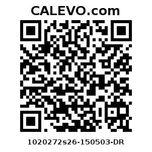Calevo.com Preisschild 1020272s26-150503-DR