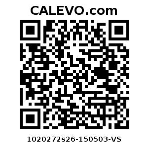 Calevo.com Preisschild 1020272s26-150503-VS