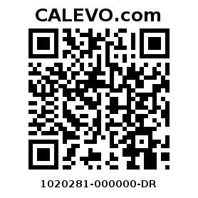 Calevo.com Preisschild 1020281-000000-DR