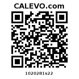 Calevo.com Preisschild 1020281s22