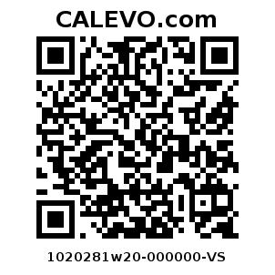 Calevo.com Preisschild 1020281w20-000000-VS