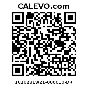 Calevo.com Preisschild 1020281w21-006010-DR