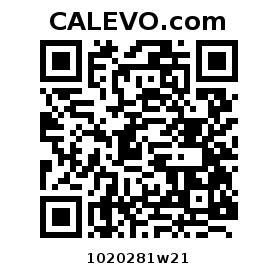 Calevo.com Preisschild 1020281w21
