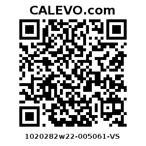 Calevo.com Preisschild 1020282w22-005061-VS