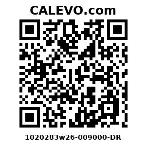 Calevo.com Preisschild 1020283w26-009000-DR