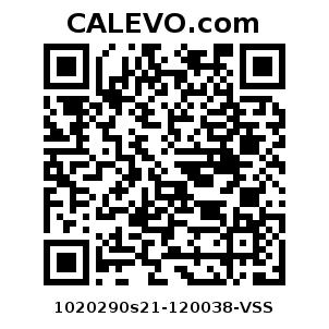 Calevo.com Preisschild 1020290s21-120038-VSS