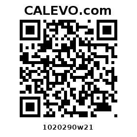 Calevo.com Preisschild 1020290w21