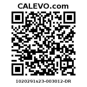 Calevo.com Preisschild 1020291s23-003012-DR