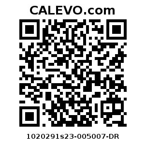 Calevo.com pricetag 1020291s23-005007-DR