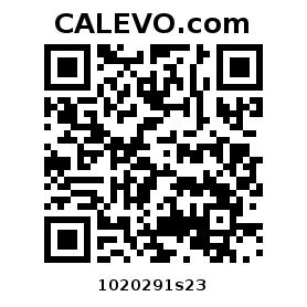 Calevo.com Preisschild 1020291s23