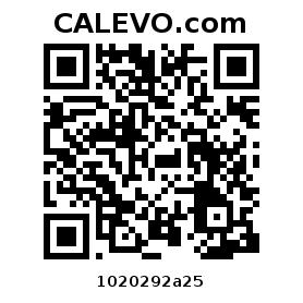 Calevo.com Preisschild 1020292a25