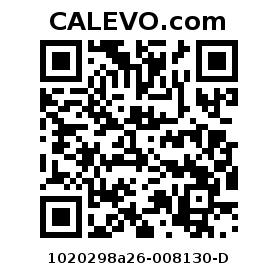 Calevo.com Preisschild 1020298a26-008130-D