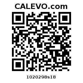 Calevo.com Preisschild 1020298s18
