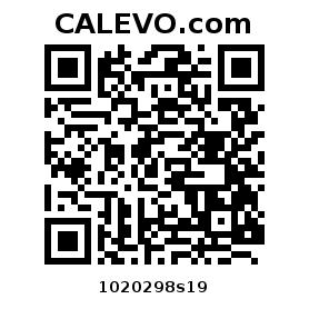 Calevo.com Preisschild 1020298s19