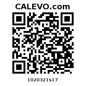 Calevo.com Preisschild 1020321s17