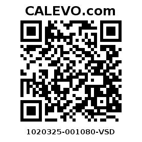 Calevo.com Preisschild 1020325-001080-VSD
