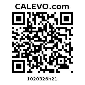 Calevo.com Preisschild 1020326h21