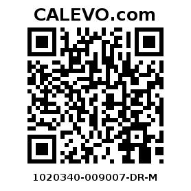 Calevo.com pricetag 1020340-009007-DR-M