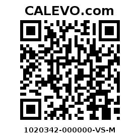 Calevo.com Preisschild 1020342-000000-VS-M