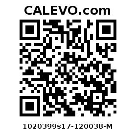 Calevo.com Preisschild 1020399s17-120038-M