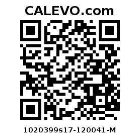 Calevo.com Preisschild 1020399s17-120041-M