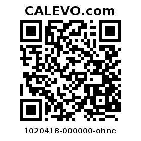 Calevo.com pricetag 1020418-000000-ohne