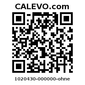 Calevo.com Preisschild 1020430-000000-ohne