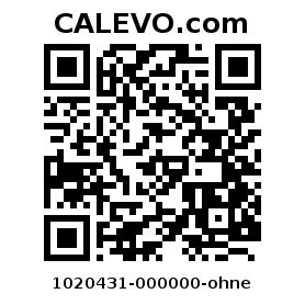 Calevo.com Preisschild 1020431-000000-ohne