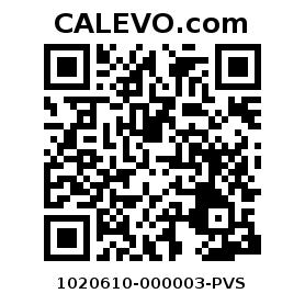 Calevo.com Preisschild 1020610-000003-PVS