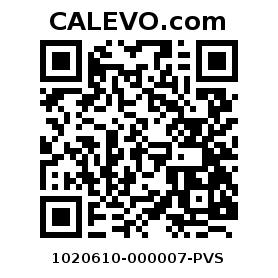 Calevo.com Preisschild 1020610-000007-PVS