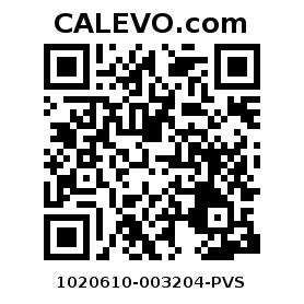 Calevo.com pricetag 1020610-003204-PVS