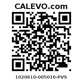 Calevo.com Preisschild 1020610-005016-PVS