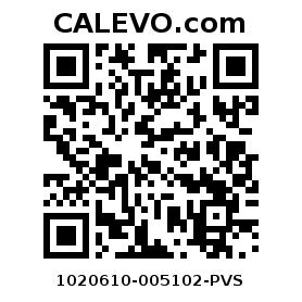 Calevo.com Preisschild 1020610-005102-PVS