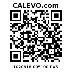 Calevo.com pricetag 1020616-005100-PVS