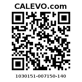 Calevo.com pricetag 1030151-007150-140