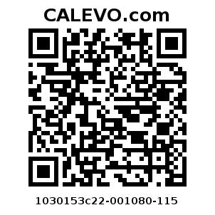Calevo.com Preisschild 1030153c22-001080-115