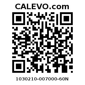 Calevo.com pricetag 1030210-007000-60N