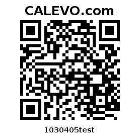 Calevo.com Preisschild 1030405test