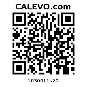 Calevo.com Preisschild 1030411s20