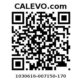 Calevo.com Preisschild 1030616-007150-170