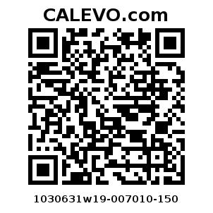 Calevo.com Preisschild 1030631w19-007010-150