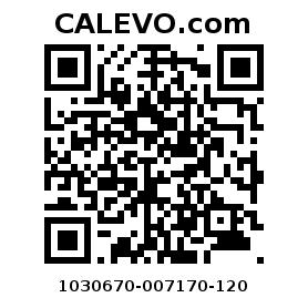Calevo.com pricetag 1030670-007170-120