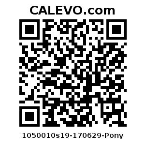 Calevo.com Preisschild 1050010s19-170629-Pony
