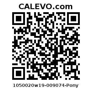 Calevo.com Preisschild 1050020w19-009074-Pony