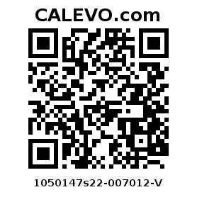 Calevo.com pricetag 1050147s22-007012-V