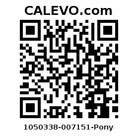 Calevo.com Preisschild 1050338-007151-Pony