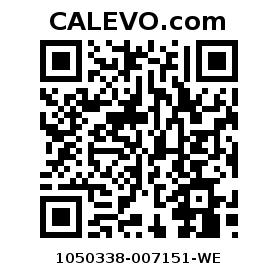 Calevo.com pricetag 1050338-007151-WE